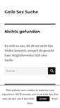 Mobile Screenshot of geilesexsuche.com